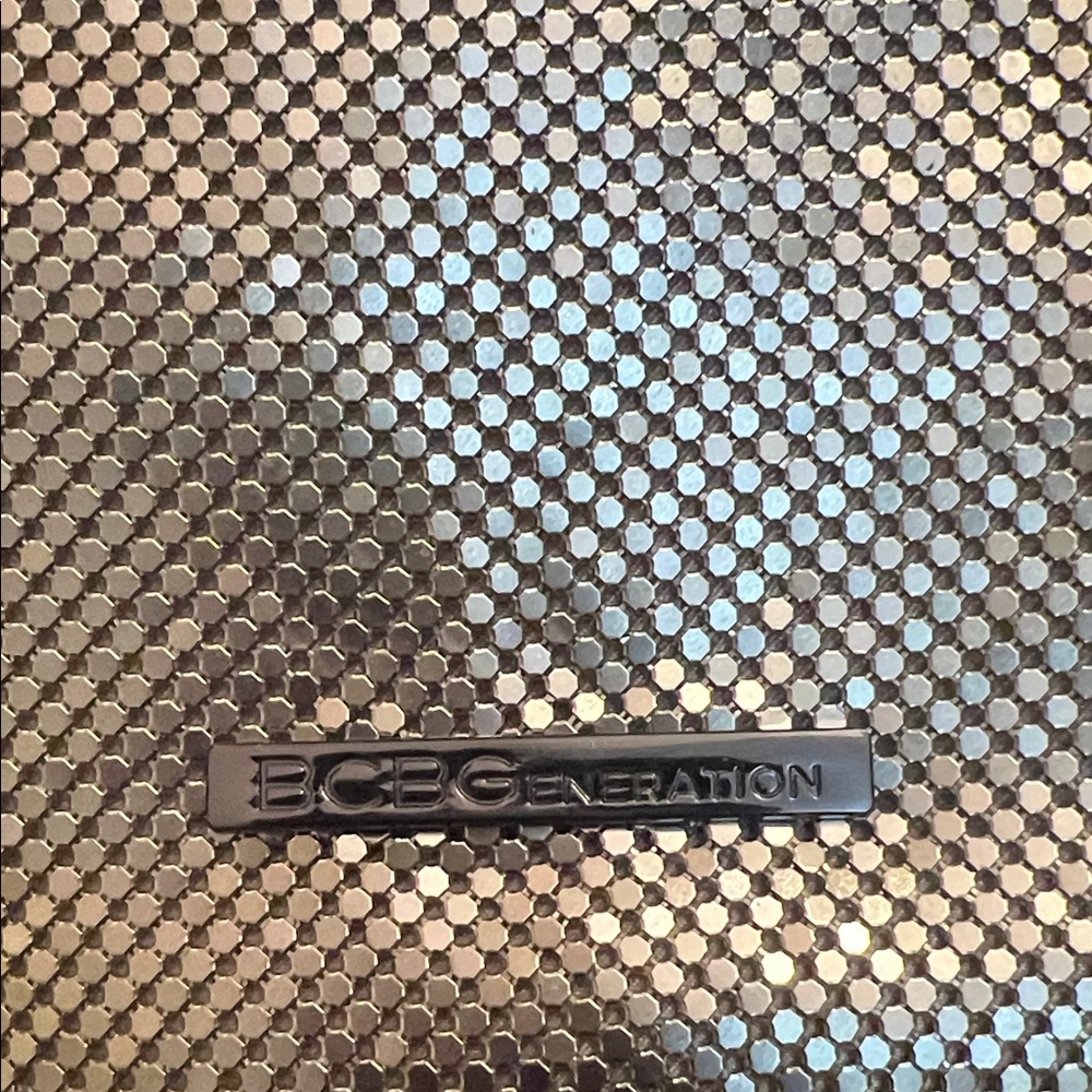 BCBGeneration Metallic Envelope Clutch - Picture 2 of 4